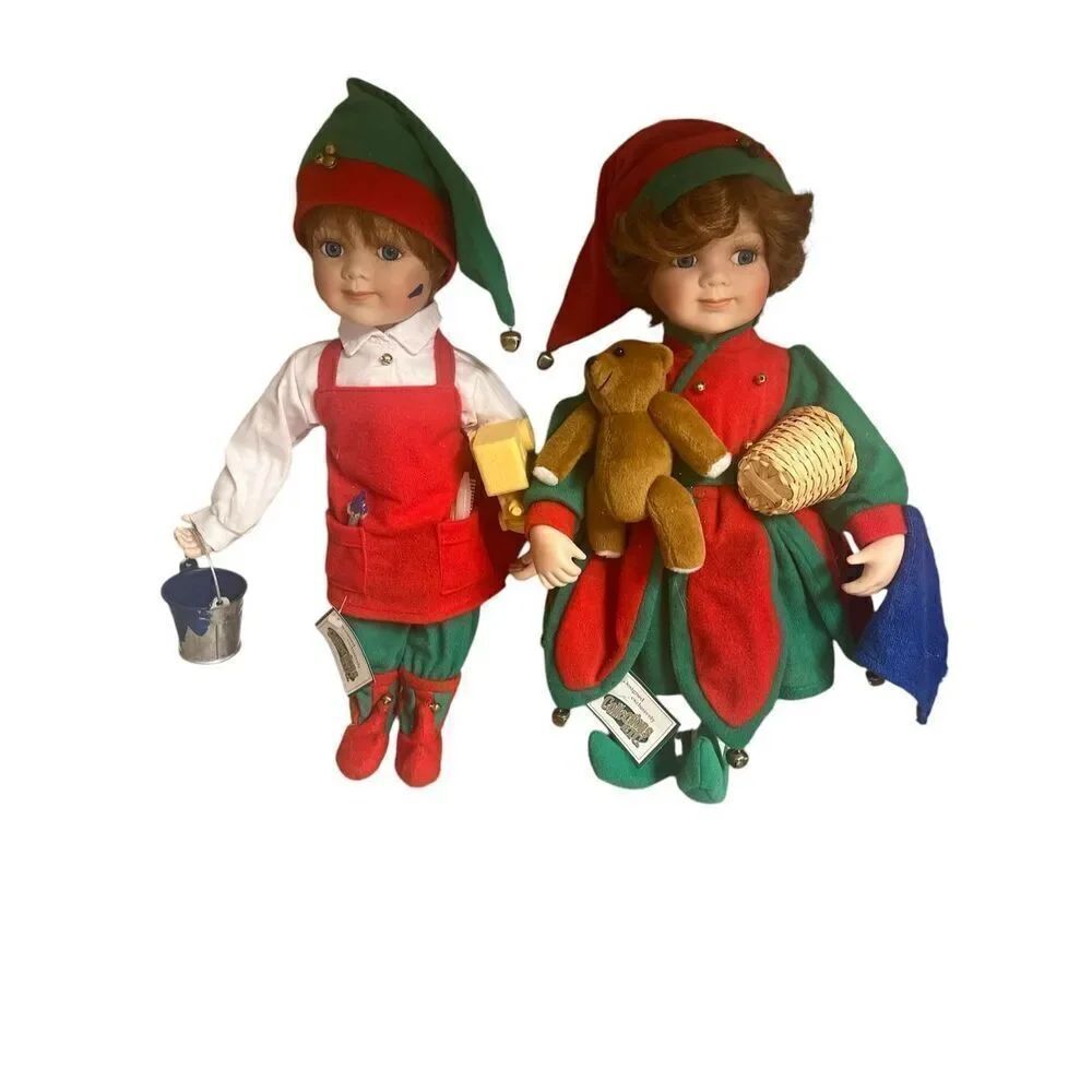 Vintage Collections Etc elf pair